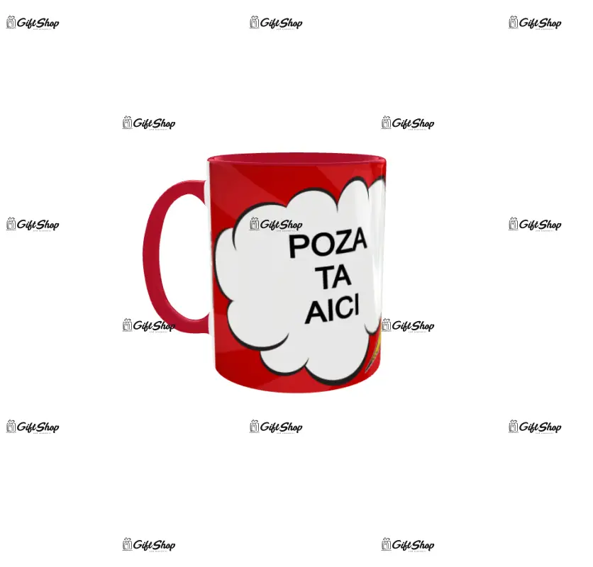 Cana personalizata cu poza si text, 330ml, model 3344